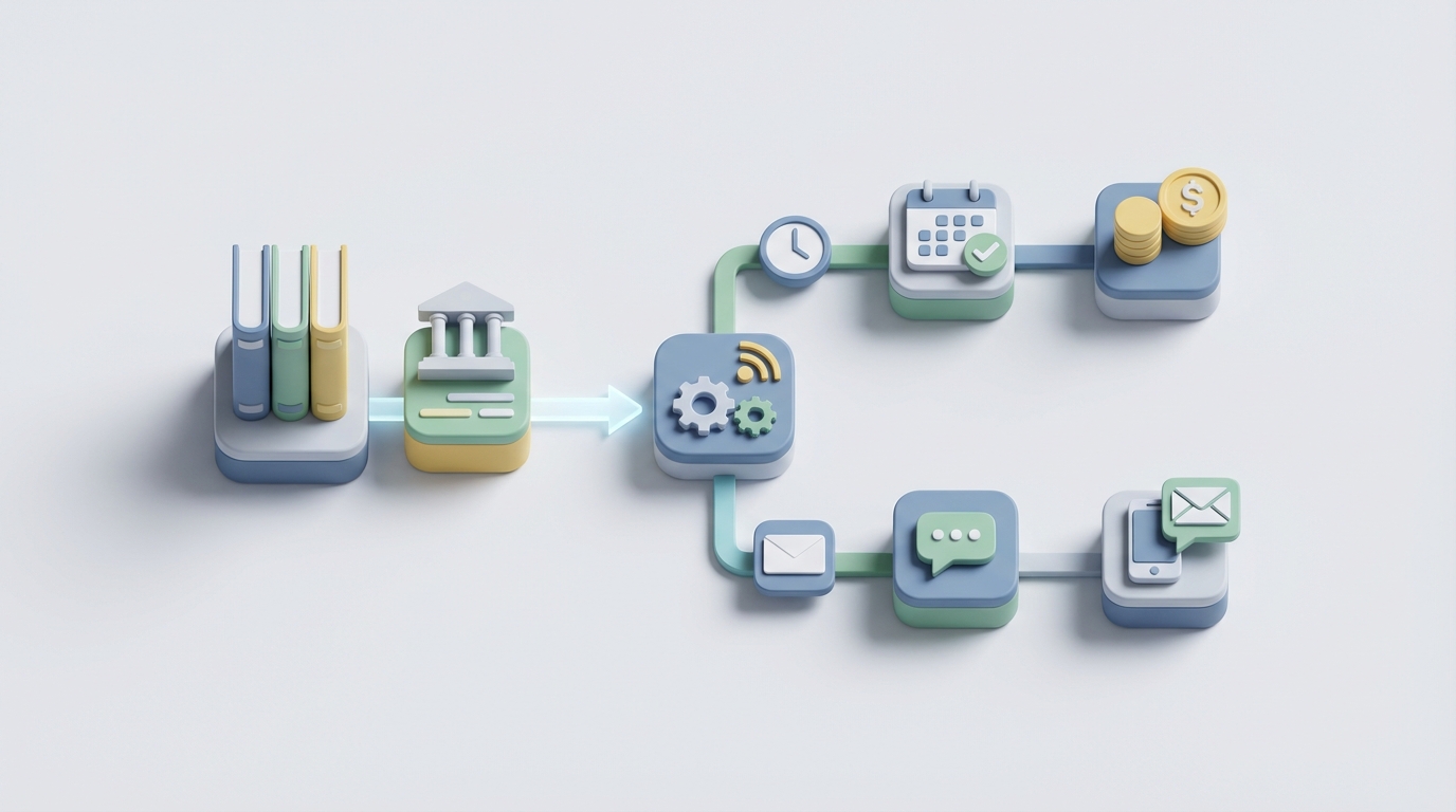 How to Automate Library Book Return Reminders and Overdue Fine Processing