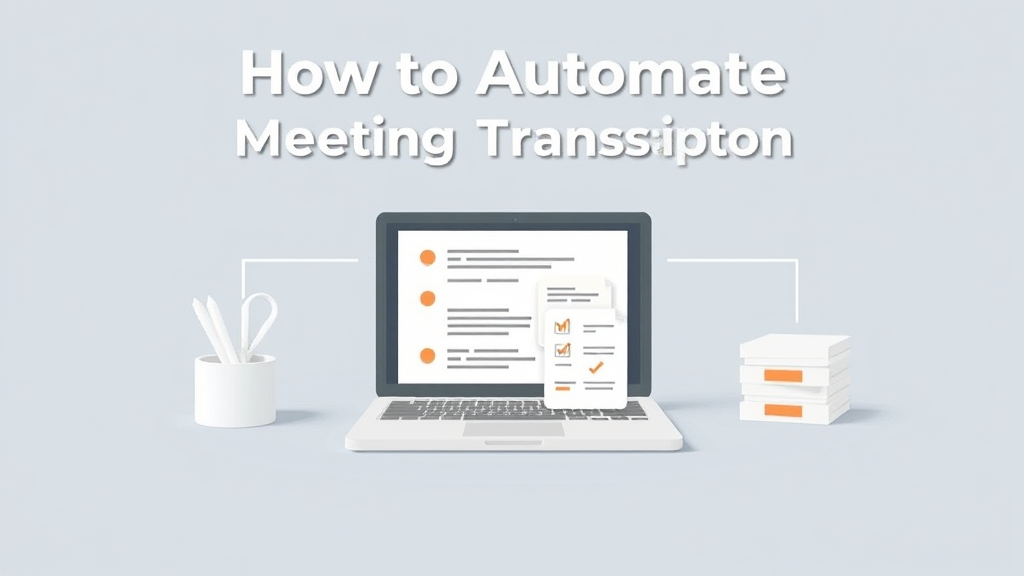 How to Automate Meeting Note Transcription and Action Item Assignment
