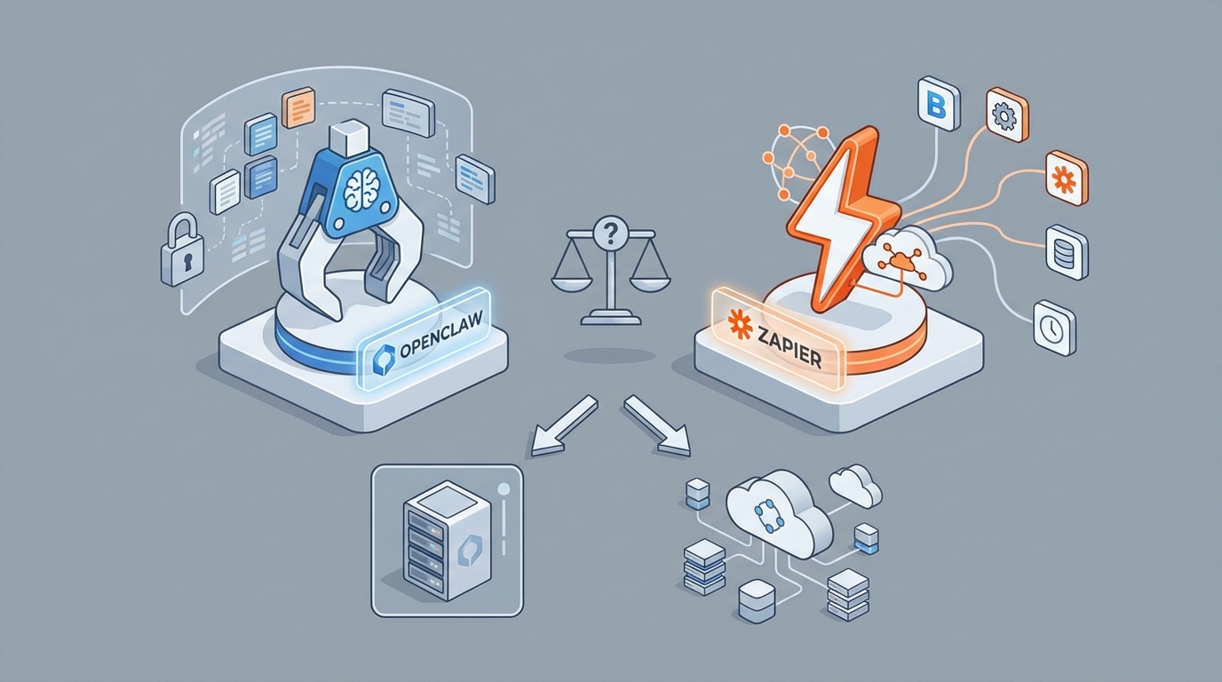 OpenClaw vs Zapier: When to Use Local AI Agents