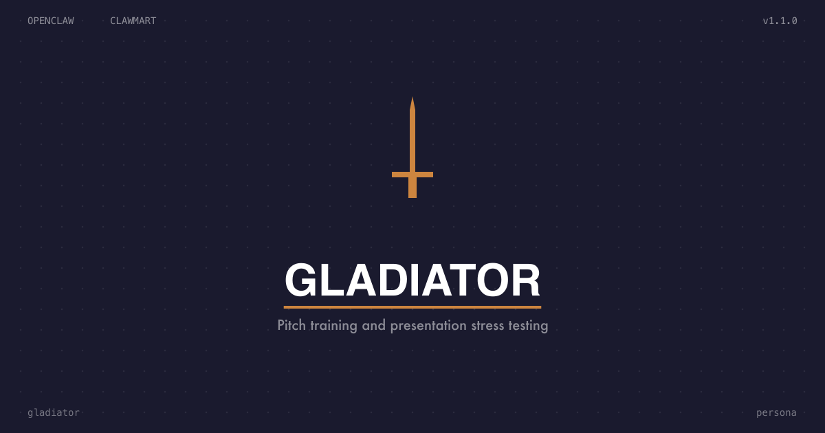 Gladiator -- Pitch Stress Testing