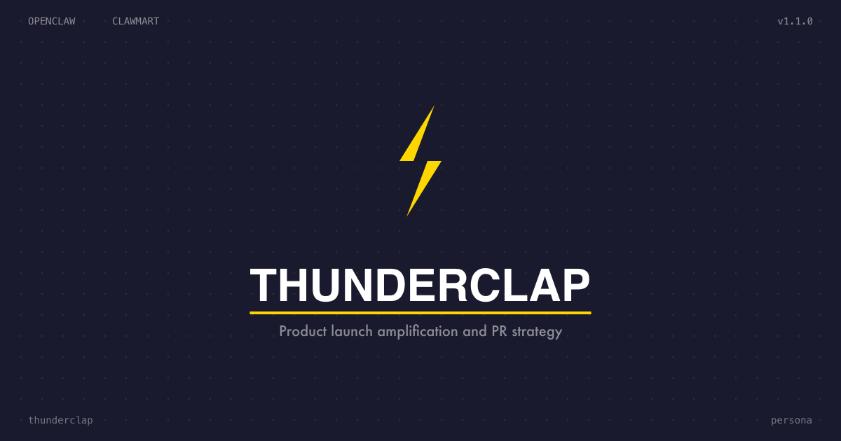 Thunderclap -- Product Launch Strategist persona icon