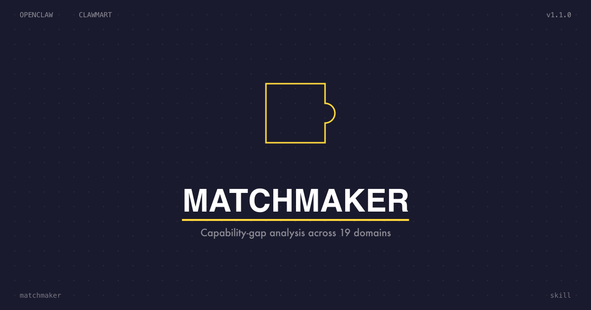 Matchmaker -- Skill Recommender