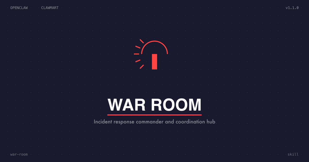 War Room -- Incident Commander