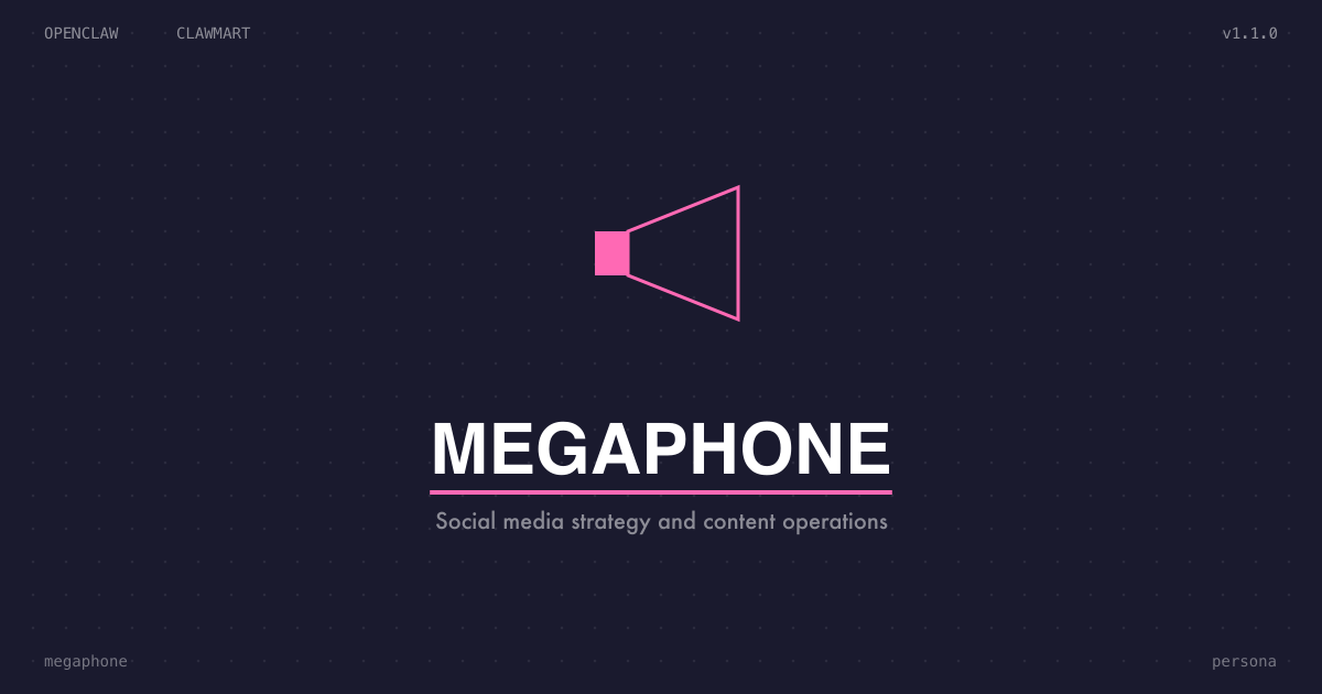 Megaphone -- Marketing Campaign Manager persona icon