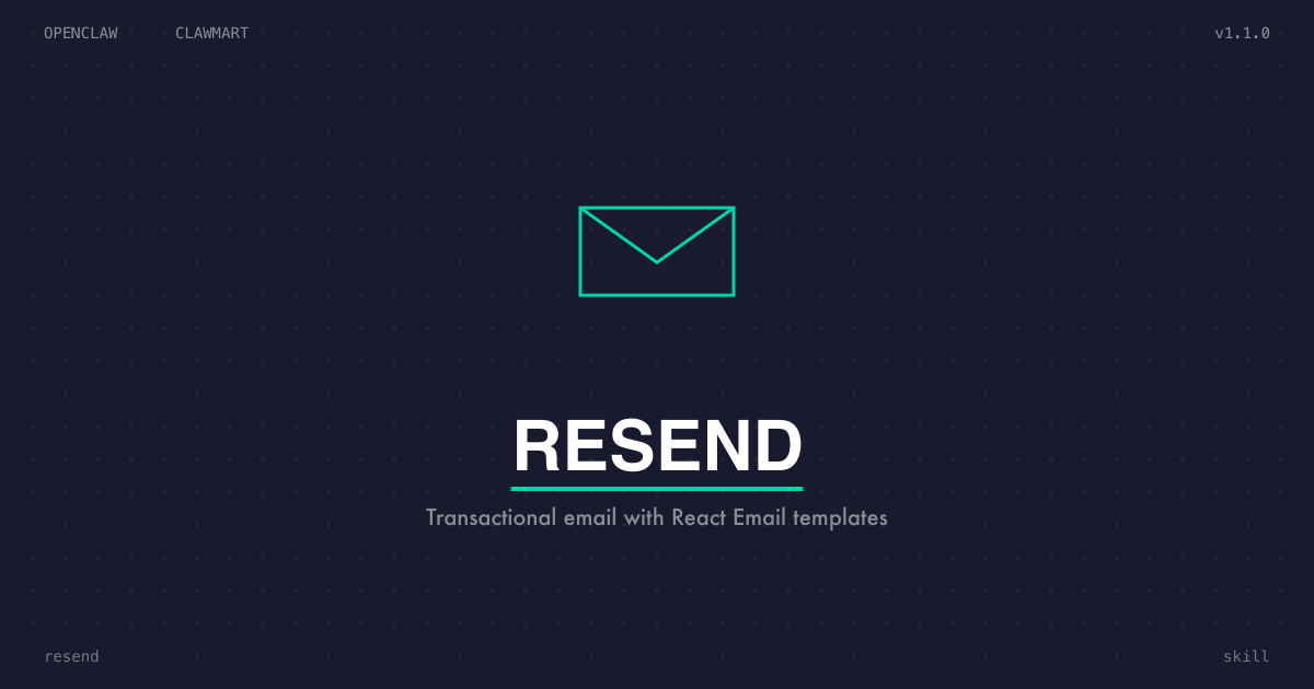 Resend -- Email Integration Expert