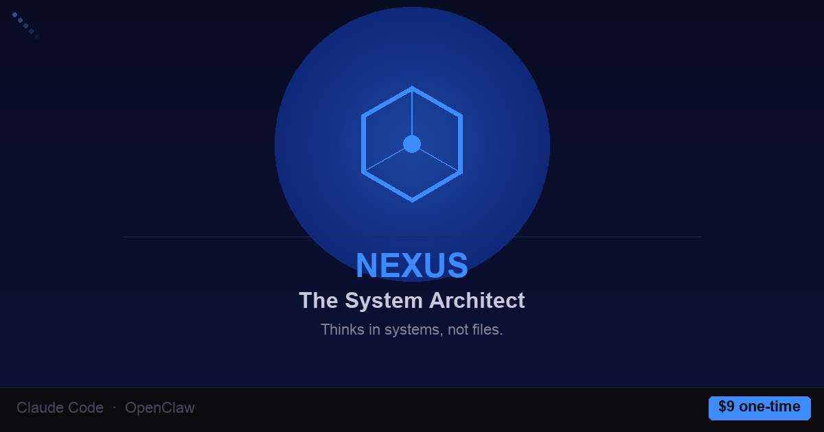 NEXUS — The System Architect