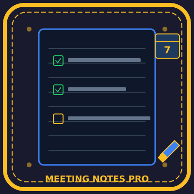 Meeting Notes Pro
